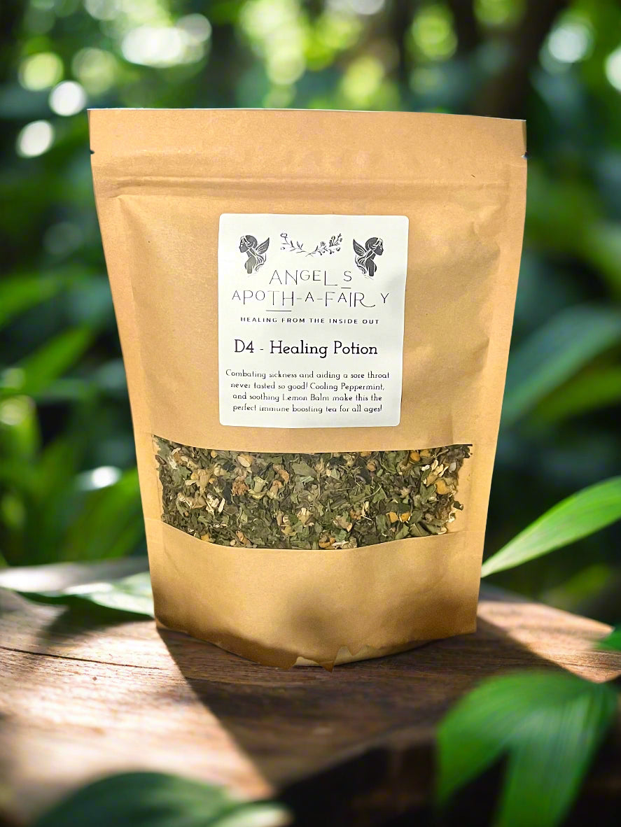 D4 Healing Potion Tea – Soothe Your Sore Throat and Fight Cold/Flu Symptoms 🌿🍯