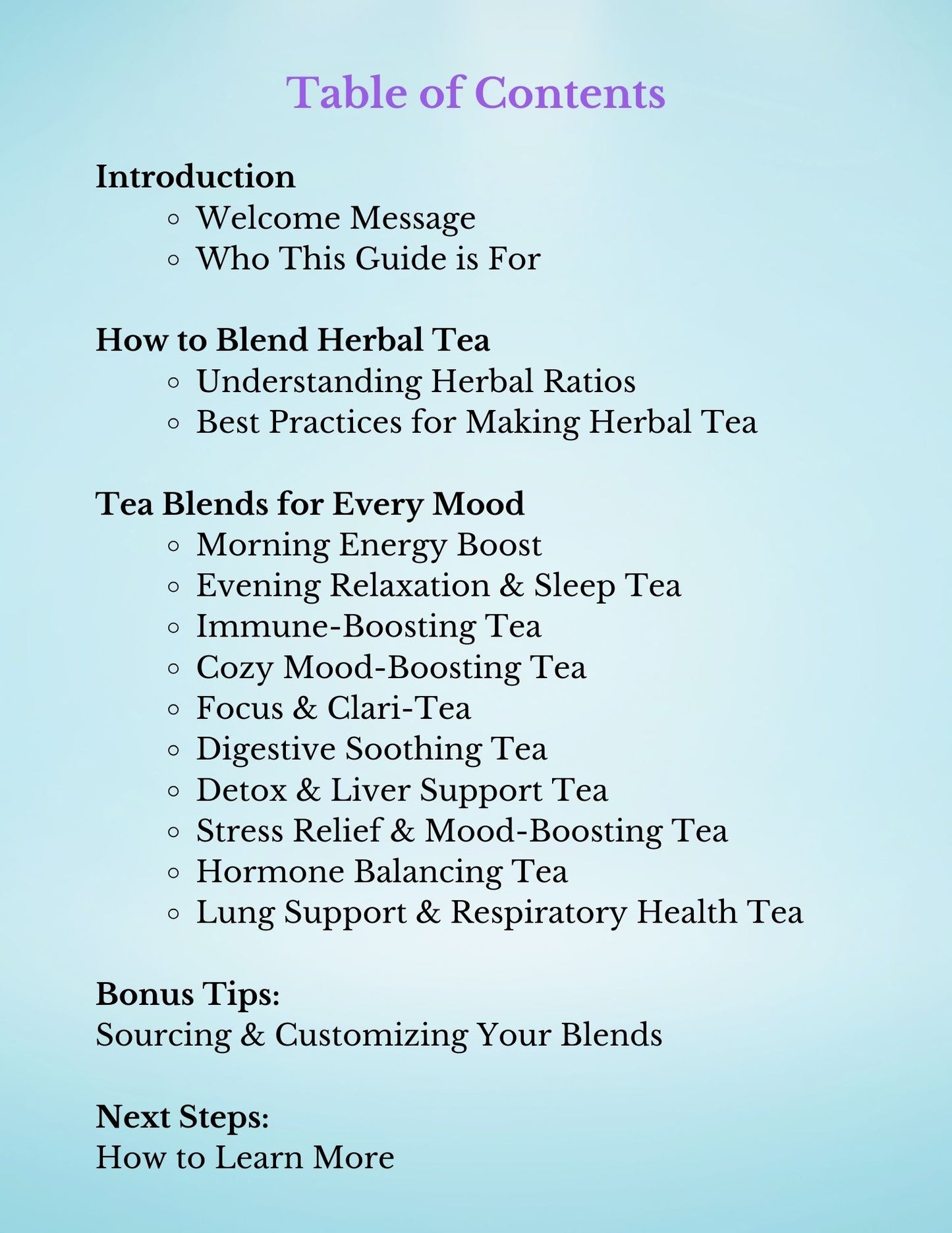Herbal Tea Blends for Every Mood: A Guide to Crafting Wellness in Every Sip