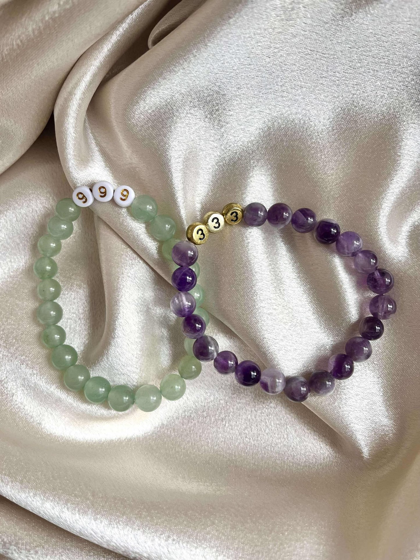 Angel Number Crystal Bracelet