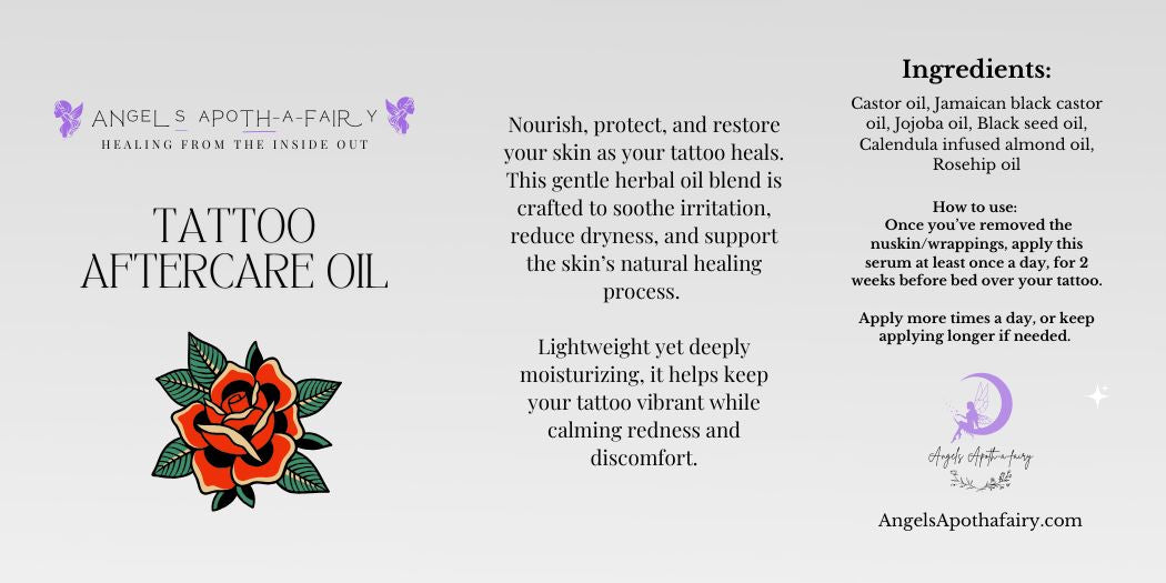 Tattoo Aftercare Oil