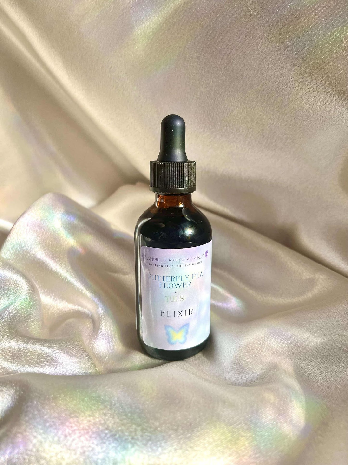 Butterfly Pea Flower + Tulsi Tincture