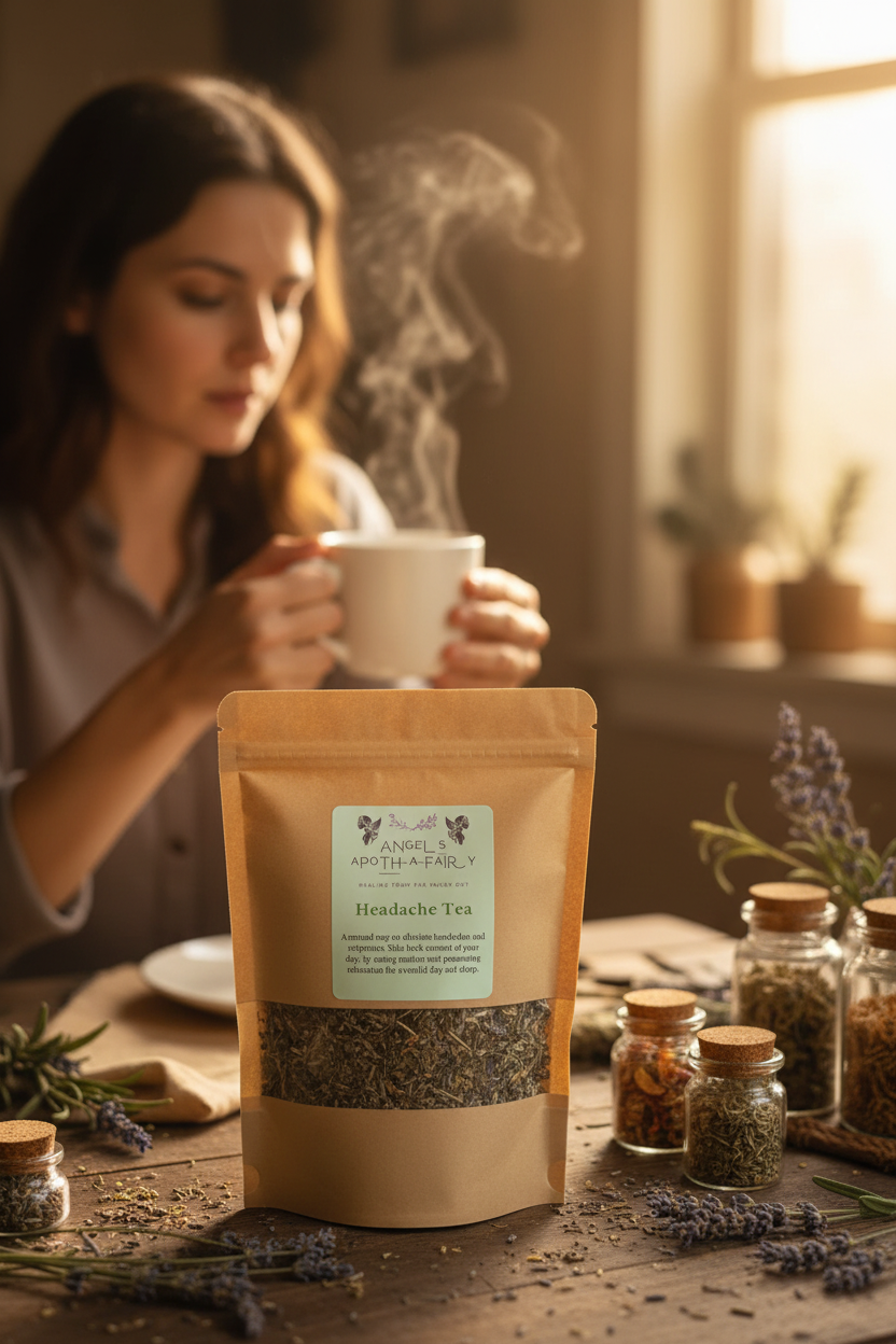 Headache Tea – Natural Relief for Tension & Migraines 🌿