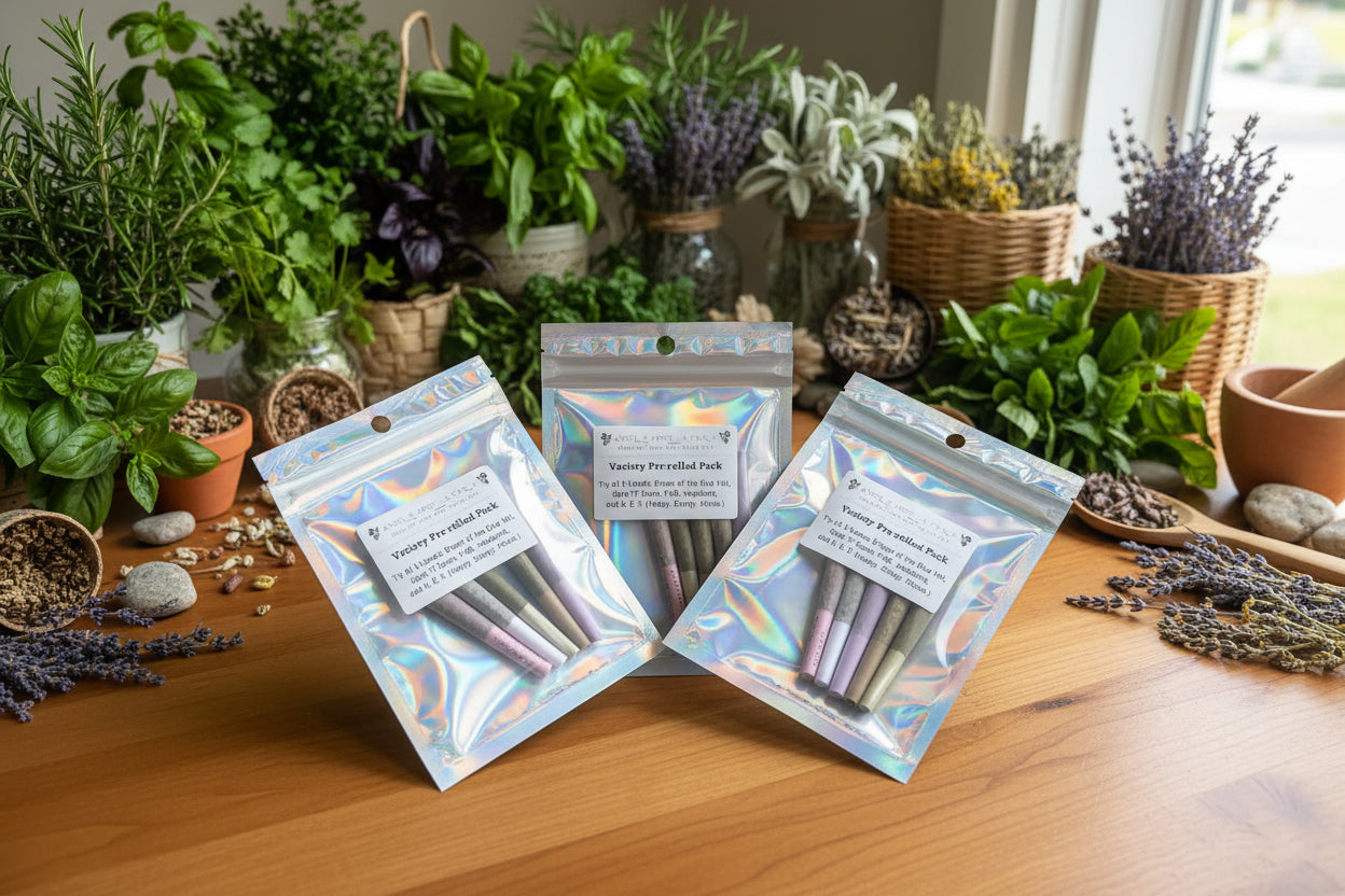 Pre-Rolled Smoking Blend Variety Pack – Pre-Rolled Sampler of 5 Blends