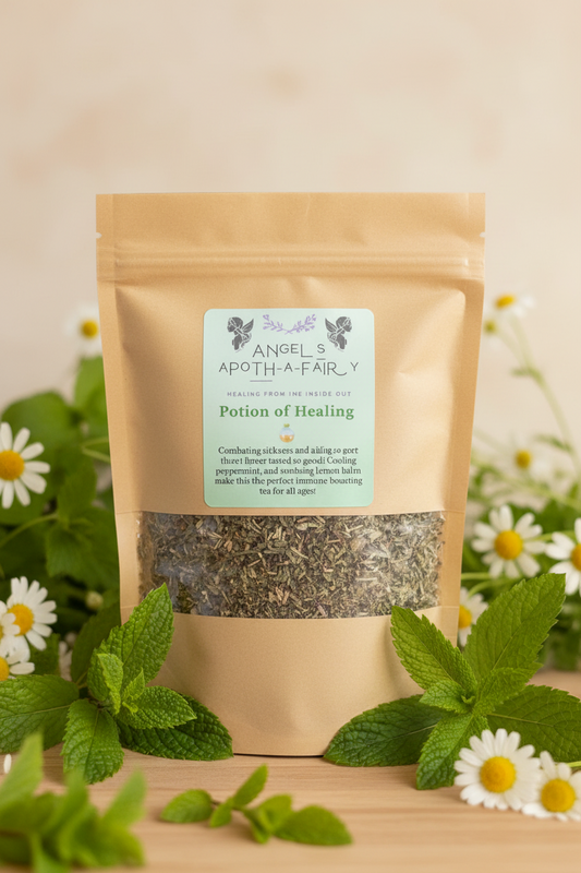 Potion of Healing Tea – Soothe Your Sore Throat and Fight Cold/Flu Symptoms 🌿🍯